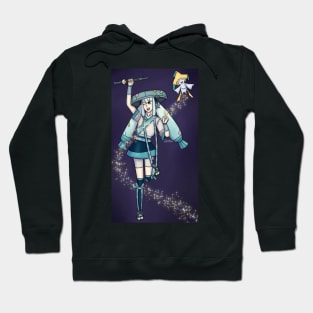 Steel type Hatsune Miku and Jirachi Hoodie